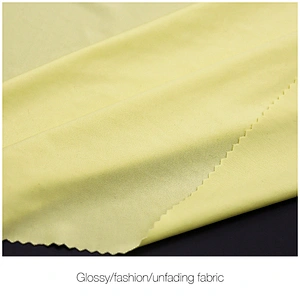 Micro fiber bright 4 way stretch tricot fabric making factory